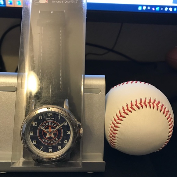 HOUSTON ASTROS Men’s wrist watch NEW - Picture 3 of 3